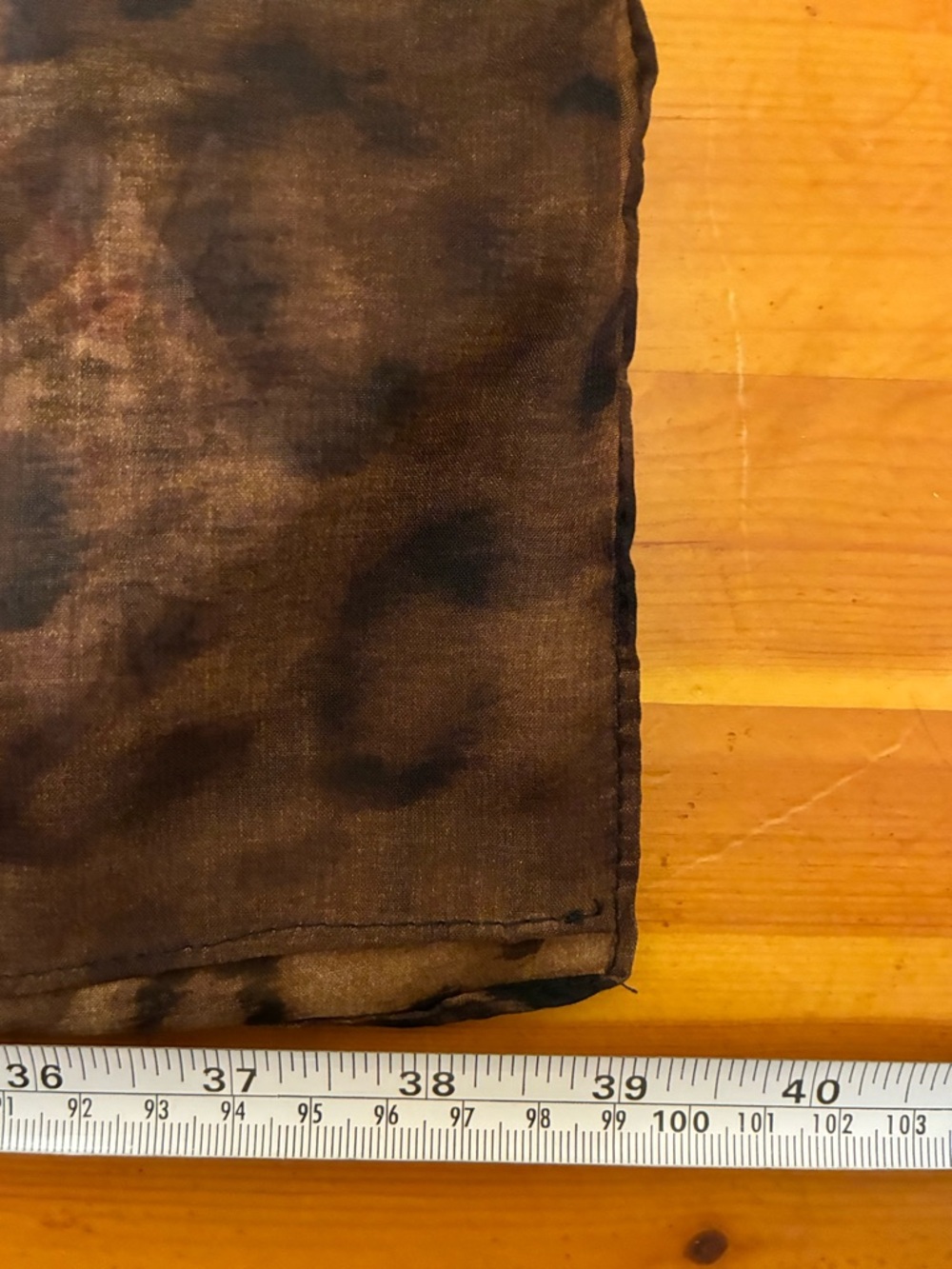 Chico's Brown Leopard Print Large Lightweight Scarf - Picture 11 of 11